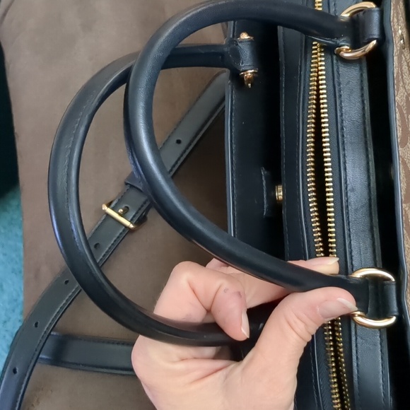 Coach Signature Canvas Bag - Picture 8 of 14